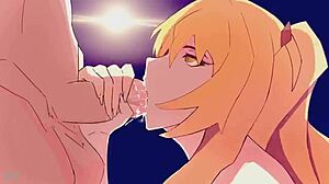 Fischl Sucking Big Cocks In This Hentai Animation 😈