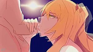 Fischl Sucking Big Cocks In This Hentai Animation 😈