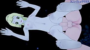 Lillie and sabrina natsume share intense sex in pokemon hentai