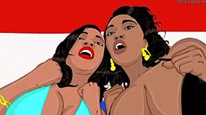 cherokee d ass gets rammed in the back of a bodega with her big butt friend