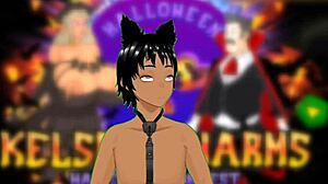 Kelsey Charms Halloween Contest: Who Can Last Longer in Intense Sex on Halloween Night?