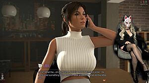 Naughty Lara undresses in episode 26