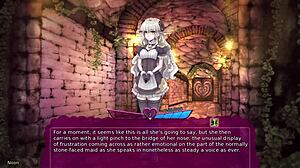 Monster Girl Ancilla Delivers Deepthroat Blowjob and Creampie.