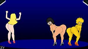 i remember rule 34 lisa simpson tina belcher amy wong dancing together in that fun animation