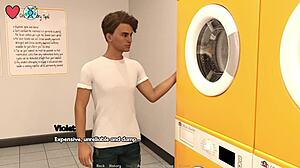 Romantic date night with goth college girl at elmwood university 23