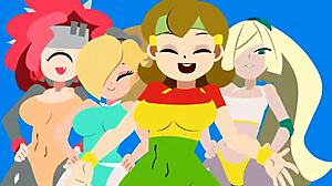 exercise motivation animation with yoga gym workouts