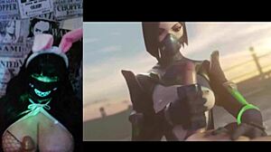 御宅女孩大奶观看英雄联盟规则34动漫视频合集