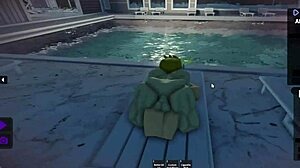 Roblox slut gets fucked rough and hard by bwc