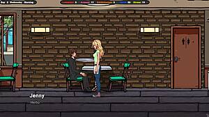 Landlord Cums On Jenny's Ass