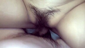 Is the japanese wife teasing with blowjob and creampie?