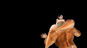 Entertaining encounter with a young woman of cinnamon skin in 3D Hentai