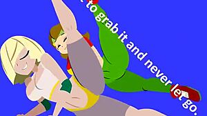 锻炼动力动画与瑜伽健身房锻炼