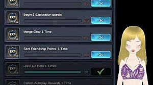 sexy anime nurse with big tits cares for patient