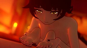 Kali崇拜Blake的裸脚吗？