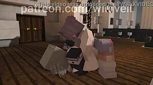 Big Tits Caesar Hsr Gets Creampied In Minecraft Hentai