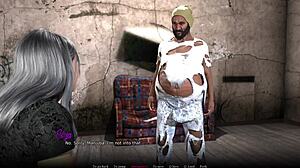 hot babe gets her ass pounded by an old man's huge cock