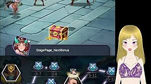 sexy anime nurse with big tits cares for patient