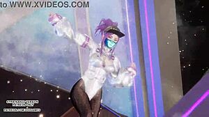 mmd aespa - supernova akali hot kpop dance league of legends uncensored hentai