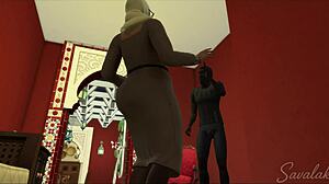 2 robbers meet an arab princess