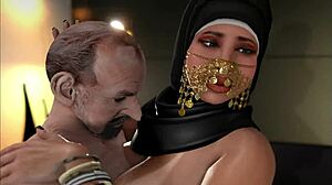 old man big tits hijab and shemale