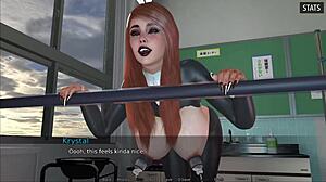 Does the obese redhead BBW with small tits get fucked hard?