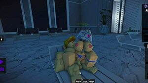 Roblox slut gets fucked rough and hard by bwc
