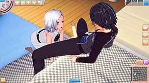 Wow! Idol girl sophie performs blowjob and fucking with guy before big show in 3d hentai group