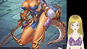 sexy anime nurse with big tits cares for patient