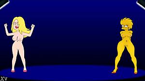 i remember rule 34 lisa simpson tina belcher amy wong dancing together in that fun animation