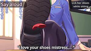 Spending the day with nagatoro in femdom cage