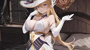 金发大奶妹被猛爆