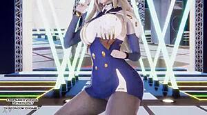 mmd t-ara - so crazy ahri hot kpop dance league of legends uncensored hentai