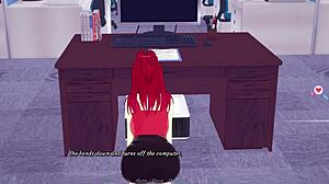 Office Adventure Part 4 Sparks Fly with Curvy Mature Japanese