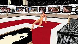 3D卡通美女用香蕉自慰