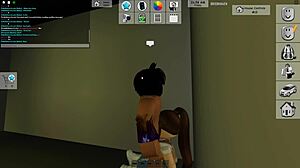Roblox Hentai - Brookhaven RP Part 1 - Caught A Girl Rough Teen Pornstar