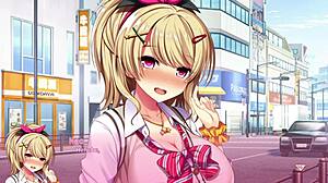 Nao says, 'This is a real hentai situation with big tits and monster cock'