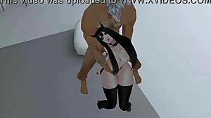 viejo aprovechando que su vieja salio de casa para traer a jovencita de color rosa 2