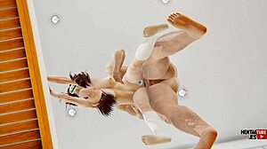 nezuko's big men fuck in demon slayer hentai – can she take it?