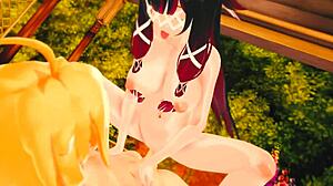 Columbina Loses Her Virginity Genshin Impact Creampie