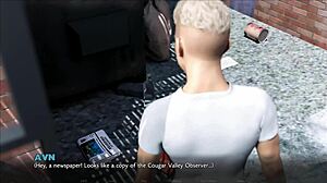 hot busty smoking redhead stepsister loves to undress and smoke in lost love