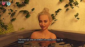 Elmwood University 12 - Brunette Cheerleader Loves To Dirty Talk Into My Ear She Thanked Me For Fucking Her In The Hot Tub