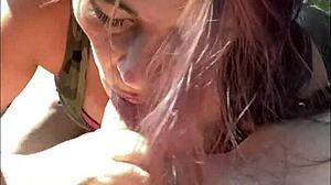 A Compilation Of A Hooker Swallowing Cum Loads On The Street