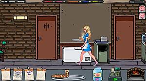 the masseur convinces her to don a bikini, then ravages her body