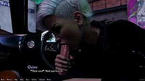 Being A Dik 148 - Alt Girl Gives Me Hot Blowjob In Car Ends Up Getting Pounded Anal And Creampied