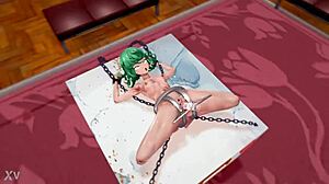 tatsumaki exisivision pussy squirting in one punch man 3d hentai.