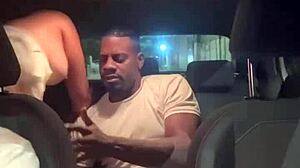 Black guy fucks young Asian girl on the street right in front of her husband