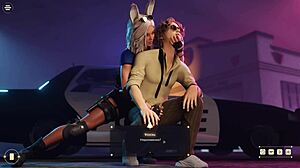 She Grabbed the Barista's Dick and Began to Dominate Him