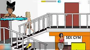 Fuckerman series features intense exercise sessions with sex in the sex gym