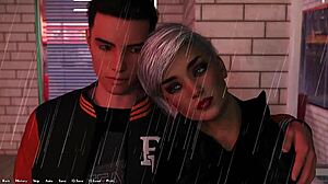 Being A Dik 147 - Having A Romantic Date With Alt Girl Quinn And Kissing Her In The Rain