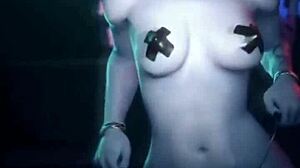 sexy goth widowmaker dancing bald pussy d va fucking big breast slut thigh fucking compilation